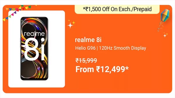 റിയൽമി 8ഐ (സ്‌പേസ് പർപ്പിൾ, 64 ജിബി റോം, 4 ജിബി റാം)