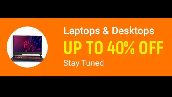 ലാപ്‌ടോപ്പുകൾക്കും സ്പീക്കറുകൾക്കും 40% വരെ കിഴിവ്
