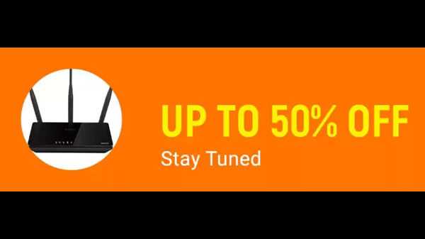 വൈഫൈ റൂട്ടറുകൾക്ക് 50% വരെ കിഴിവ്