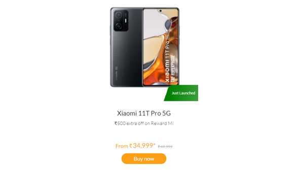 ഷവോമി 11ടി പ്രോ 5ജി