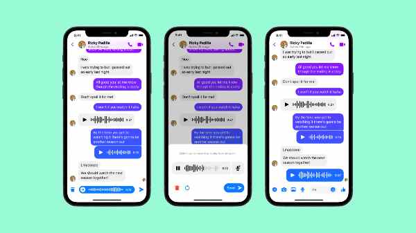 വോയ്സ് മെസേജ് ഫീച്ചർ