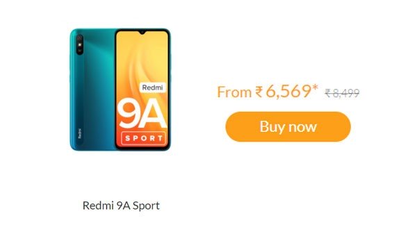 റെഡ്മി 9എ സ്പോർട്ട്
