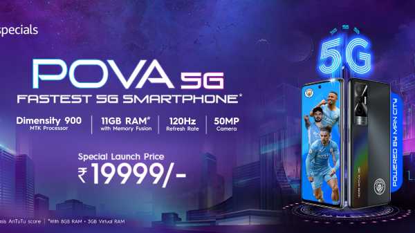 ടെക്നോ പോവ 5ജി ഇന്ത്യയിലെ വിലയും ലഭ്യതയും