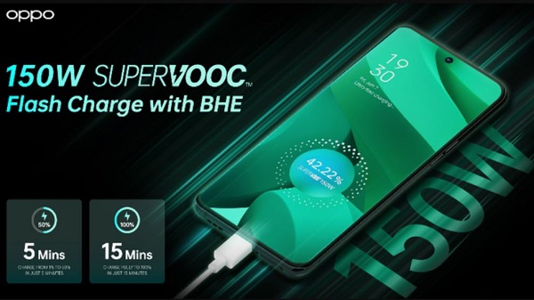 ഓപ്പോയുടെ 150W സൂപ്പർവൂക്ക്