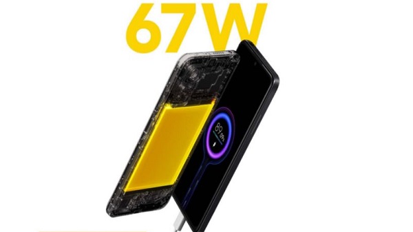 67W ഫാസ്റ്റ് ചാർജിങ്