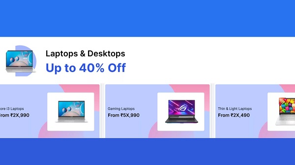 ലാപ്ടോപ്പുകൾക്കും ഡെസ്ക്ടോപ്പുകൾക്കും 40% വരെ കിഴിവ്