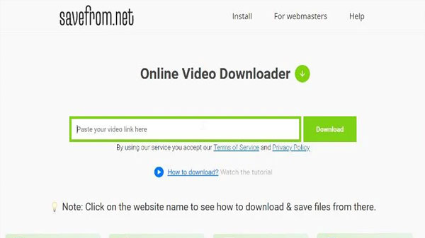സേവ് ഫ്രം നെറ്റ് - SaveFrom.net