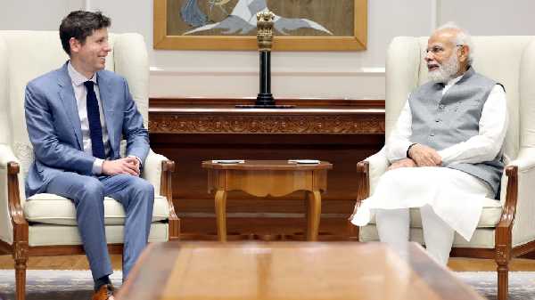 മോദിയുമായുള്ള കൂടിക്കാഴ്ചയിൽ ഇന്ത്യയെ പുകഴ്ത്തി സാം ആൾട്ട്മാൻ മോദിയുമായുള്ള കൂടിക്കാഴ്ചയിൽ ഇന്ത്യയെ പുകഴ്ത്തി സാം ആൾട്ട്മാൻ