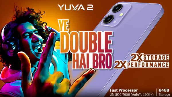 13 എംപി എഐ റിയർ ക്യാമറ സഹിതം ലാവ യുവ 2 എത്തി