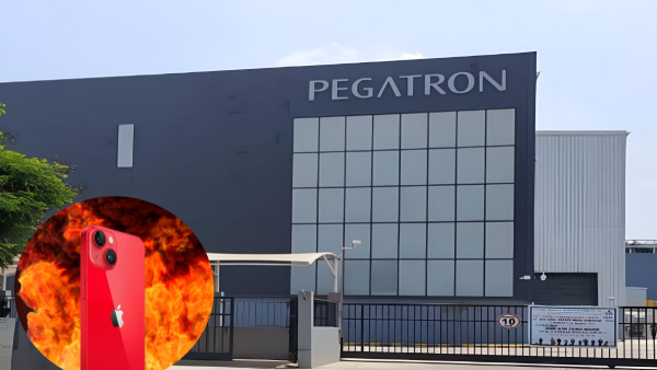 പെഗാട്രോണിന്റെ ചെ​ന്നൈയിലെ ഐഫോൺ പ്ലാന്റിൽ തീപിടിത്തം