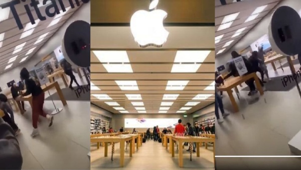 പുതിയ ഐഫോണിനായി വിദ്യാർത്ഥികൾ കൂട്ടമായി കട കൊള്ളയടിച്ചു; വീഡിയോ വൈറൽ പുതിയ ഐഫോണിനായി വിദ്യാർത്ഥികൾ കൂട്ടമായി കട കൊള്ളയടിച്ചു; വീഡിയോ വൈറൽ