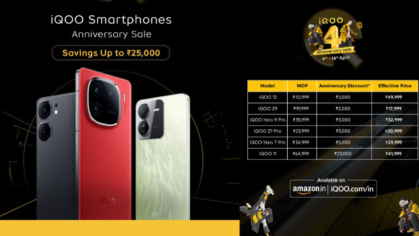 കിടലൻ ഐക്യൂ 12 മുതൽ കൊക്കിലൊതുങ്ങുന്ന Z9 വരെ ഡിസ്കൗണ്ടിൽ വാങ്ങാം