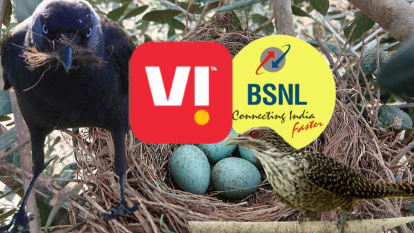 BSNL 4G: 'ഐഡിയ ഫ്രം കാക്കക്കൂട്ടിൽ മുട്ടയിട്ട കുയിലമ്മ'!