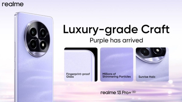 Realme 13 Pro+ 5G മോണറ്റ് പർപ്പിൾ കളർ വേരിയന്റ് പുറത്തിറക്കി