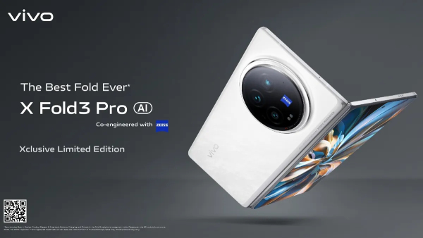 വിവോ എക്സ് ഫോൾഡ് 3 പ്രോ ഇപ്പോൾ ലൂണാർ വൈറ്റ് ലിമിറ്റഡ് എഡിഷനിലും വിവോ എക്സ് ഫോൾഡ് 3 പ്രോ ഇപ്പോൾ ലൂണാർ വൈറ്റ് ലിമിറ്റഡ് എഡിഷനിലും