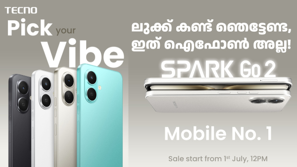 ടെക്നോ സ്പാർക്ക് ഗോ 2 ഇന്ത്യയിൽ; വില 6999 രൂപ