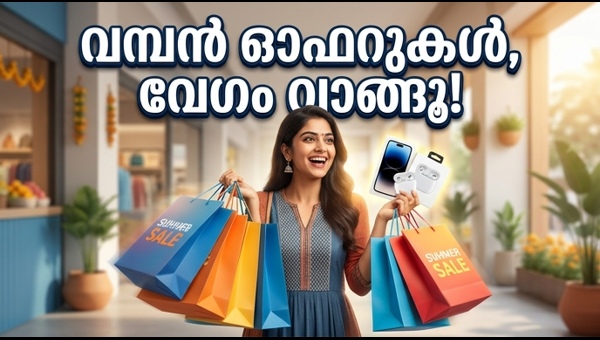 ആമസോൺ ഗ്രേറ്റ് സമ്മർ സെയിൽ: വമ്പൻ ഓഫറുകൾ