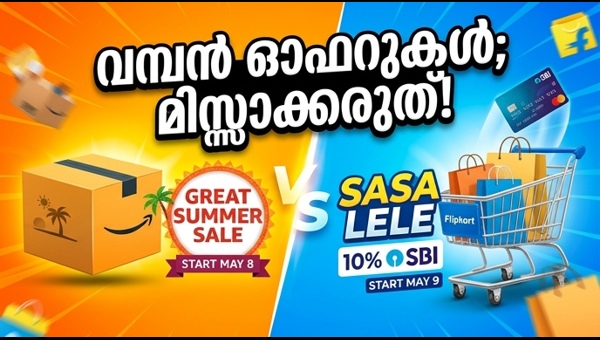 ആമസോൺ, ഫ്ലിപ്കാർട്ട് സമ്മർ സെയിൽ: വമ്പൻ ഓഫറുകൾ