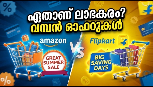 ആമസോൺ, ഫ്ലിപ്കാർട്ട് സെയിൽ: ആര് ജയിക്കും?