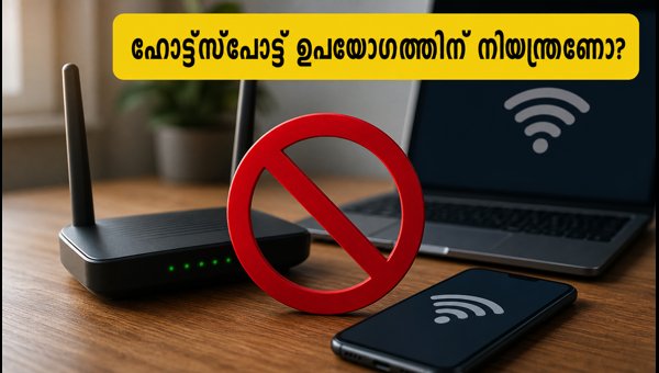എയർടെൽ 5G ഹോട്ട്സ്പോട്ട് ഉപയോഗത്തിന് നിയന്ത്രണം എയർടെൽ 5G ഹോട്ട്സ്പോട്ട് ഉപയോഗത്തിന് നിയന്ത്രണം