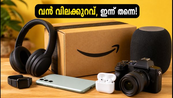 ആമസോൺ പ്രൈം ഡേ 2026: വൻ ഓഫറുകൾ ഇന്ന് ആമസോൺ പ്രൈം ഡേ 2026: വൻ ഓഫറുകൾ ഇന്ന്