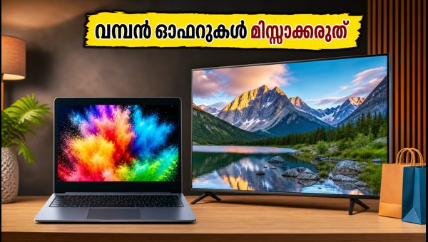 ലാപ്ടോപ്പും ടിവിയും കുറഞ്ഞ വിലയിൽ സ്വന്തമാക്കൂ ലാപ്ടോപ്പും ടിവിയും കുറഞ്ഞ വിലയിൽ സ്വന്തമാക്കൂ