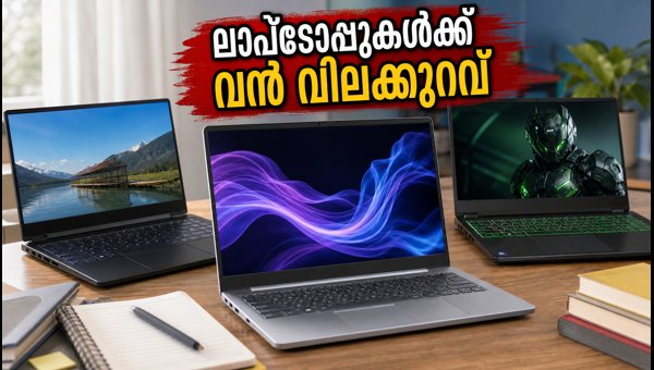 സ്വാതന്ത്ര്യദിന സെയിൽ: ലാപ്ടോപ്പുകൾക്ക് വൻ വിലക്കുറവ് സ്വാതന്ത്ര്യദിന സെയിൽ: ലാപ്ടോപ്പുകൾക്ക് വൻ വിലക്കുറവ്