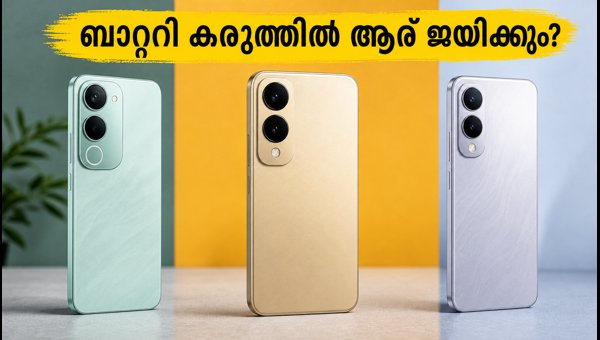 വിവോ T5 5G: ബാറ്ററി കരുത്തിൽ ആര് ജയിക്കും? വിവോ T5 5G: ബാറ്ററി കരുത്തിൽ ആര് ജയിക്കും?