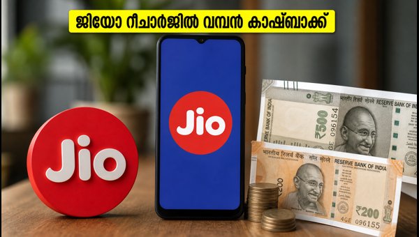 ജിയോ റീചാർജിൽ കാഷ്ബാക്ക് നേടുന്നത് എങ്ങനെ? ജിയോ റീചാർജിൽ കാഷ്ബാക്ക് നേടുന്നത് എങ്ങനെ?