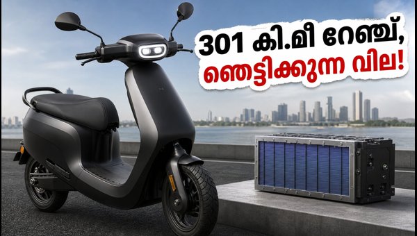 301 കിലോമീറ്റർ റേഞ്ചുമായി ഓല S1Z വിപണിയിൽ 301 കിലോമീറ്റർ റേഞ്ചുമായി ഓല S1Z വിപണിയിൽ