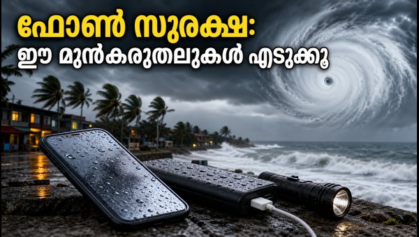 തീവ്രന്യൂനമർദ്ദം: ഫോൺ സുരക്ഷയ്ക്കായി ഈ മുൻകരുതലുകൾ എടുക്കൂ തീവ്രന്യൂനമർദ്ദം: ഫോൺ സുരക്ഷയ്ക്കായി ഈ മുൻകരുതലുകൾ എടുക്കൂ