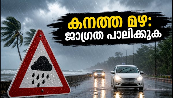 ഇന്ന് കനത്ത മഴയും കാറ്റും: ജാഗ്രത വേണം