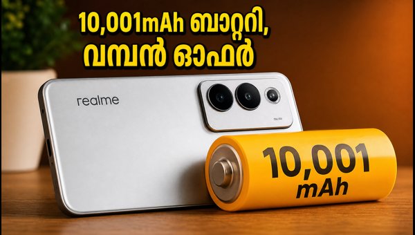 റിയൽമി P4 പവർ വിൽപ്പന തുടങ്ങി, ഓഫറുകൾ അറിയാം റിയൽമി P4 പവർ വിൽപ്പന തുടങ്ങി, ഓഫറുകൾ അറിയാം