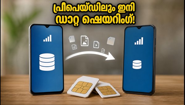 വോഡഫോൺ ഐഡിയ പ്രീപെയ്ഡ് ഡാറ്റ ഷെയറിംഗ് തുടങ്ങി വോഡഫോൺ ഐഡിയ പ്രീപെയ്ഡ് ഡാറ്റ ഷെയറിംഗ് തുടങ്ങി