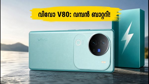 വിവോ V80 ഇന്ത്യയിൽ; വിലയും ഓഫറുകളും അറിയാം വിവോ V80 ഇന്ത്യയിൽ; വിലയും ഓഫറുകളും അറിയാം