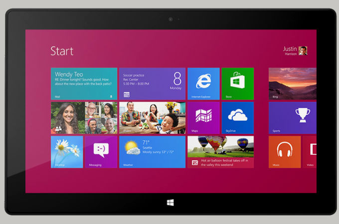 Microsoft Windows 8 RT/Pro Tablet PC