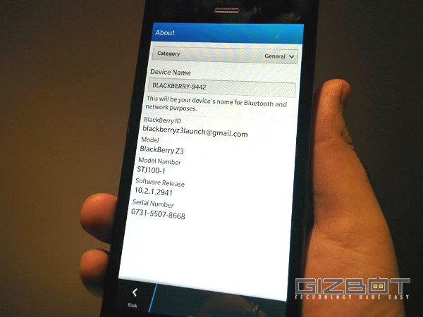 BlackBerry Z3 Launch Event