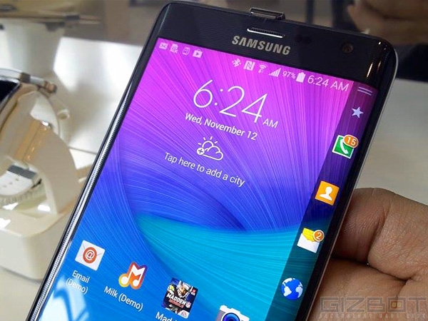 SDC 2014: Samsung Galaxy Note Edge Announced