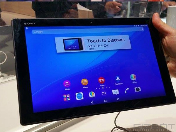 Sony Xperia Z4 Tablet First Look