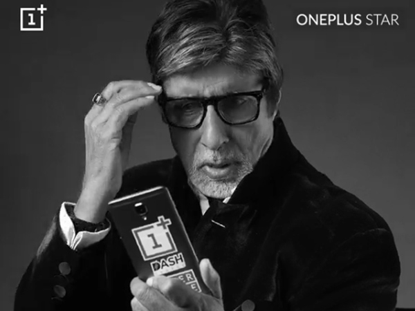 Amitabh Bachchan as the first-ever OnePlus Star