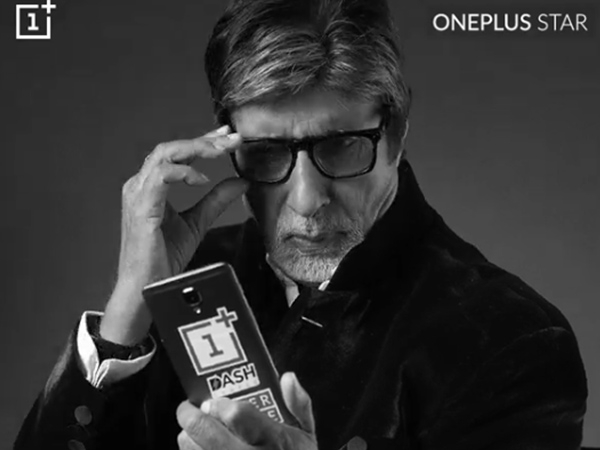 Amitabh Bachchan as the first-ever OnePlus Star