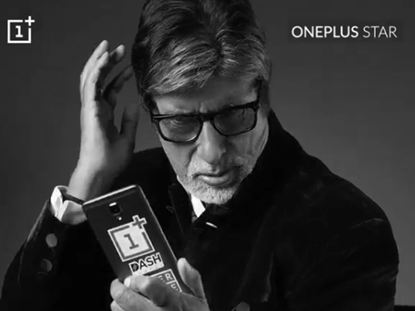 Amitabh Bachchan as the first-ever OnePlus Star