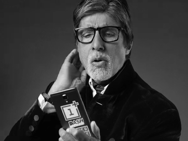 Amitabh Bachchan as the first-ever OnePlus Star