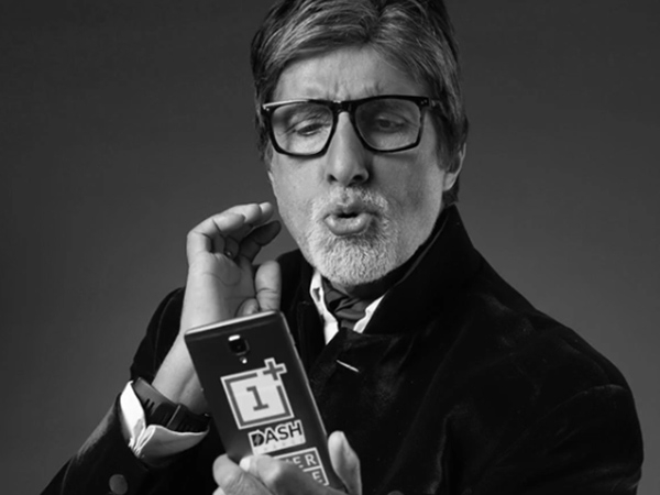 Amitabh Bachchan as the first-ever OnePlus Star