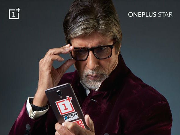 Amitabh Bachchan as the first-ever OnePlus Star