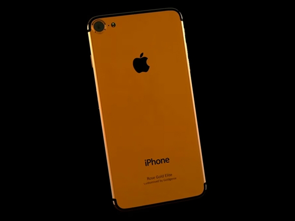 Apple iPhone 7 Gold Diamond Cluster