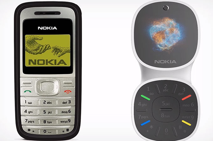 Nokia 1100 Retro Chick Design 2017