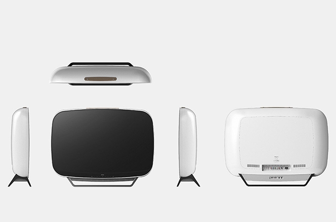 Stylish Retro Futuristic TV Concept