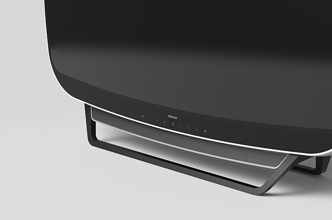 Stylish Retro Futuristic TV Concept