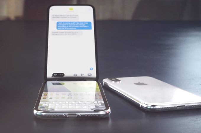 Apple iPhone X Flip Phone Concept Design